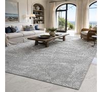 Strloepr Alfombra de área de 47 x 71 pulgadas, 120 x 180 cm, color gris abstracto, alfombra de pelo bajo, para sala de estar, dormitorio, comedor, decoración del hogar, alfombra de escritorio de