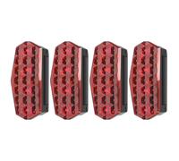 Strobe Light, Night Driving Safety Beacon, High-Brightness LED Flash 1.3x3.13x1.83 inches, Compact Flasher Set, Ideal for Vehicles Motorcycles Guardrails Road Signs Construction Zones
