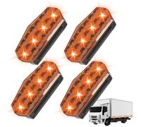Strobe Light, Night Driving Safety Beacon, High-Brightness LED Flash 1.3x3.13x1.83 inches, Compact Flasher Set, Ideal for Vehicles Motorcycles Guardrails Road Signs Construction Zones