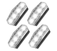 Strobe Light, Night Driving Safety Beacon, High-Brightness LED Flash 1.3x3.13x1.83 inches, Compact Flasher Set, Ideal for Vehicles Motorcycles Guardrails Road Signs Construction Zones