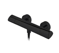 Strohm TEKA - Grifo de ducha negro ITACA. Grifo termostático de ducha con tope de seguridad y sistema Safe Touch.