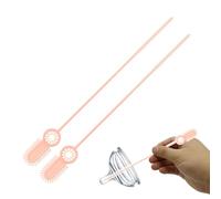 Strohreinigungsbürste | Strohbürste | Reinigungsbürste - 2er Set PE 24x2cm Wiederverwendbar Ergonomisch | Strohhalm Waschwerkzeug Innen Außen Flasche Schnuller | Tassenauslauf Kaffeeausgießer