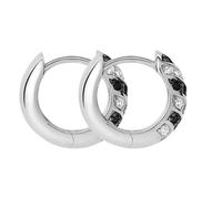 Stroili Oro Pendientes de Mujer Stroili Círculo Plata 925 con Circonitas 1691550.
