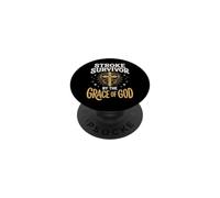 Stroke Survivor by The Grace of God PopSockets PopGrip Adhesivo