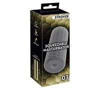 Stroker Squeezable Masturbat03 Gris 15 cm
