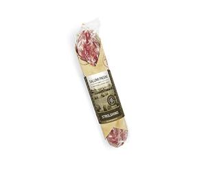 Strolghino Salumi Pasini® | Salami típico de Parma | Envasado al vacío | 200 gr | 100% italiano | Sin gluten y sin lactosa
