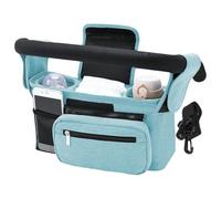 Stroller Bag Organizer, Large Capacity Baby Bag, Stroller Attachment Pouch, Multiple Pocket Bag, Oxford Cloth Material, Perfect for Bottles, Diapers, and Wipes Storage