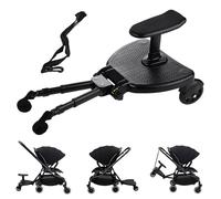 Stroller Board - Adjustable Standing Ride on Attachment | Stroller Connector Stand Seat Board | for Kids Girls Boys Outdoor Shopping Walking Picnic Camping Vacation Daily