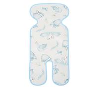 Stroller Cooling Pad, Breathable Car Seat Insert Liner, Soft Ice Mat Cushion, Sweat-Absorbing Airflow Design for Nursery, Travel, Walking, Summer, Home, or Park Use, 70x33cm