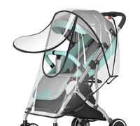 Stroller Cover - Stroller Cover for Rain, Windproof Stroller Cover with Transparent Window and Zipper | Stroller Cover,Waterproof Baby Travel Weather Shield Protect from Dust Snow Wind Rain