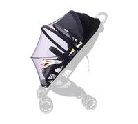 Stroller Cover Sun, Upf50+ Canopy Extender with Full Coverage, Breathable Two-Way Zipper Bassinet Attachment for Outdoor Hot Weather, Baby Sun Protection Gear