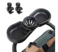 Stroller Cup Holder, Global Attachment Accessory, Secure Drink Storage Clip, Automated Convenience Tool, Lightweight Gear, Ideal para Dining, Camping, Car, Park, Travel, 14,96 x 5,51 x 3,94