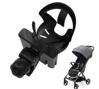 Stroller Cup Holder, Scooter Bottle Holder with Phone Stand, 4.17x4.92x3.93 inches 360° Rotatable 2 in 1 Non Slip, Bike Organizer for Wheelchair, Walker and Mobility Gear