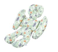 Stroller Cushion - Infant Head Body Support Insert, Five Point Safety Comfort Padding With Breathable Soft Fabric Structure, Ergonomic Stability Enhancement Feature, Ideal For Carriage Travel Napping