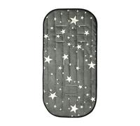 Stroller Cushion Liner, Soft Breathable Seat Pad, Baby Pram, Fit Attachmen 27.72 inches t for Strollers, Car Seats, High Chairs, Travel, Home, Walking, Outings, White, Grey