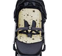 Stroller Cushion - Soft Cotton Shock-Absorbing Seat Pad, Thick Liner For Pushchair Use, Four-Season Universals Insert | Comfortable Pram Accessory For Travel Shopping Home Walking