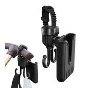 Stroller Hooks, Strong Load-Bearing Hanger, Lightweight Organizer Clip, Multifunctional Baby Travel Supply, Accesorio para Shopping Accessory Purse Mom, Black