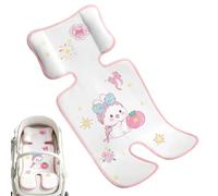 Stroller Liner, Breathable Seat Cushion, Universal Cooling Inserte Pad, Cotton Mesh Airflow Layer Design, Stroller Comfort Mat Support, Outdoor Travel Walk Summer Park Shopping 27,56 x 12,99 pulgadas