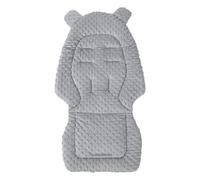 Stroller Liner Pad, Baby Insert Mat, Thickened Cushion with Breathable Cotton, Reversible Design for Car Seating, Stroller Foam and Pushchair Use, Soft Washable Fabric