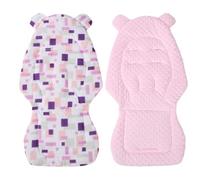 Stroller Liner, Reversible Cushion, Soft Bean Down, Breathable Oxford