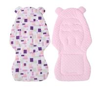 Stroller Mat - Bean Down & Oxford Cloth Reversible Baby Carriage Cushion | Stroller Seat Liners Breathable Design And Universal Fit | Baby Pram Liner For Summer Walks And Daily Use