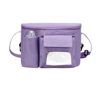 Stroller Organizer Bag, Multifunctional Pushchair Caddy With Cup Holders, Phone Pocket, Wallet Storage, Easy Attachment For Parents, Travel, Shopping, Park Walks, Jogging, 11.81x5.51x7.48 In
