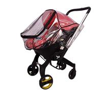 Stroller Rain Cover, Clear Weather Shield With Side Ventilation Panels, Breathable Baby Stroller Protector From Snow, Dust, Wind, Outdoor Accessory, Perfect For Travel, 9.84x11.81x0.79 In