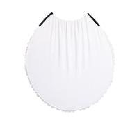 Stroller Shade Extender, Adjustable Uv Protection Canopy Cover, Foldable Sunshade, Perfect for Baby Stroller, Pram, Car Seats, and Bassinet, Outdoor Pushchair Use, 75x70cm White Black