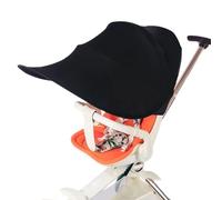 Stroller Shade Extender, Baby Stroller Cover for Sun, Adjustable UV Protection Canopy Attachment, Foldable Sunshade for Pram, Pushchair, Car Seats, Ideal for Summer Travel, Outdoor Walks