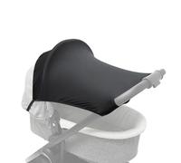 Stroller Shade Extender - Sun Protection Canopy, Seat Shield | Universal Breathable Cotton Carriage Cover, Flexible UV Ray Blocker Mesh For Way Pushchair Setup