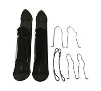 Stroller Snow Sledge Board, 53x9.5x7.7cm Easy Installation Scooter Skiing Sled - Effortless Seasonal Stroller Skis For Winter,for Kid Boys Girls Children Outdoor Downhill Flat Sandy