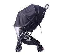 Stroller Sun Cover, UPF50+ Canopy Extender, Full Coverage Breathable Bassinet Attachment, Two Way Zipper Design, Outdoor Use, Travel Protection, Convenient for Hot Weather