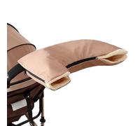Stroller Warmer Gloves - 22.05 pulgadas Pram Hand Muff | Globos resistentes al agua aislados, Plush Lined Warm Muffs for Pushchairs, Winter Strolls, and Cold Weather