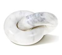 STRONA Decoración de Nudo de mármol, decoración de eslabones de Cadena de mármol, decoración de Mesa de Entrada, eslabones de mármol para Objetos Decorativos de estantería, Decoraciones de Mesa de
