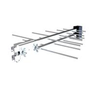 STRONG - Antena de TV exterior amplificada de 18 dB - Recepción TNT HD/UHD - Filtro 4G/5G - UHF 470 ~ 790 - Montaje rápido - Compacto - Cable de 20 m