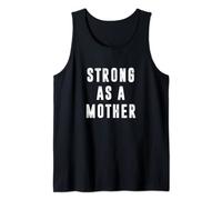 Strong As A Mother - Impresión gráfica retro envejecida vintage Camiseta sin Mangas