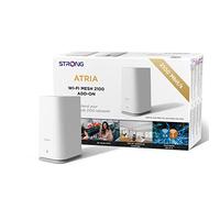 STRONG ATRIA AC2100 Sistema Wi-Fi de malla para todo el hogar - Unidad añadida, cobertura Wi-Fi de hasta 1,650 pies cuadrados, dos puertos Gigabit por nodo, control de aplicación, red de invitados