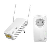 Strong Pack CPL600 Mbps y 1 CPL WiFi Toma filtrada y Puerto Ethernet, Extender Red WiFi, Compatible con Caja de Internet, Ideal Multi TV, Streaming HD, sin configuración, Listo para Usar