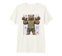Strong Bear - Animal de Entrenamiento para Levantamiento de Pesas Camiseta Premium