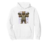 Strong Bear - Animal de Entrenamiento para Levantamiento de Pesas Sudadera con Capucha