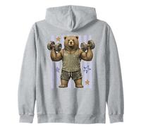 Strong Bear - Animal de Entrenamiento para Levantamiento de Pesas Sudadera con Capucha