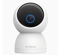 Strong - Cámara de Seguridad Interna 5MP SHC05IR0-W, vigilancia Continua, detección de Movimiento, visión Nocturna, Wi-Fi, autoportante, Compatible con aplicación, Vista panorámica de 360°