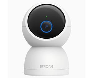Strong Cámara Interior 3K UHD 5MP, CAM Bebé 360° Pan/Tilt, CAM Perros Detección Movimiento, Auto Tracking, Visión Nocturna, Audio Bidireccional, Nube & SD 512GB, WiFi 2.4G/5G, Seguridad Hogar