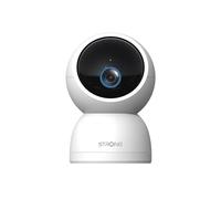 Strong - Cámara de Seguridad Interna 5MP SHC05IR0-W, vigilancia Continua, detección de Movimiento, visión Nocturna, Wi-Fi, autoportante, Compatible con aplicación, Vista panorámica de 360°