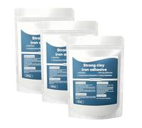 Strong Clay Iron Adhesive, Steel Reinforced Epoxy Putty, High-Strength Multi-Purpose Repair Clay for Filling Cracks, Holes & Surface Repairs (3Pcs)