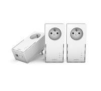 Strong CPL 1000 Mbps|Tri Pack| Toma filtrada|Puerto Gigabit Ethernet|Compatible con Cajas Internet|Ideal Multi TV|Streaming HD|Sin configuración|Listo para Usar|Producto de garantía de 4 años