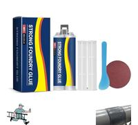 Strong Foundry Glue,2025 New Enhanced Casting Glue,High Temperature Resistant, Long Lasting, for Metals Defects and Repairs,DIY Crafts, Quick Fix,Easy To Use-1pcs