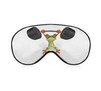 Strong Frog - Antifaz para dormir con correa ajustable, cómoda y suave, ayuda para dormir, antifaz que bloquea la luz