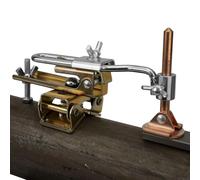 Strong Hand Tools AGH240, saltamontes magnéticos de lujo, dedo de soldadura, eje de cobre + base magnética V-Pad + perno antivuelco (7.5 pulgadas)