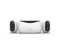 Strong Helo View - Kit de 2 cámaras inalámbricas de vigilancia WiFi para exteriores, con protección IP65, visión nocturna y detección de movimiento, app Helo by Strong iOS y Android